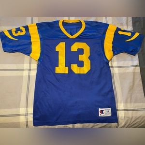 Kurt Warner jersey size 44  L St Louis LA Rams NFL Champion